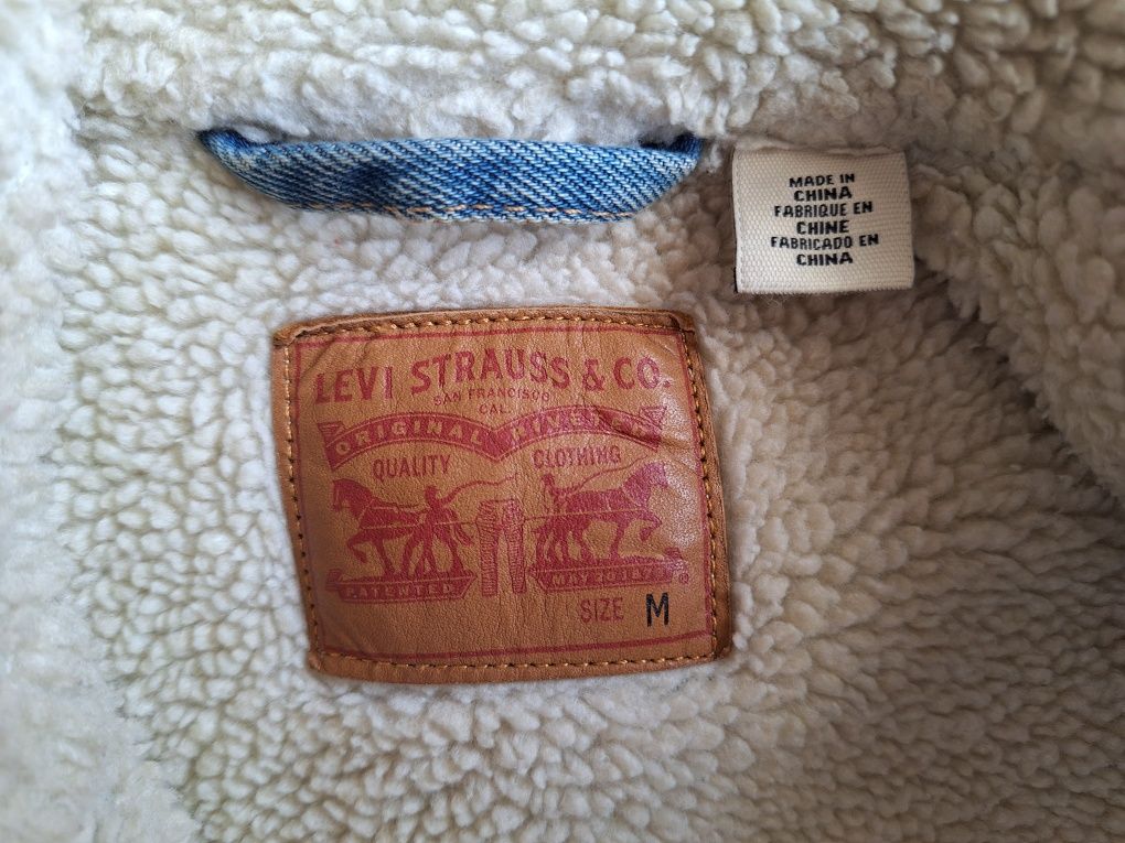 Casaco de ganga Sherpa da Levis - tamanho M/38