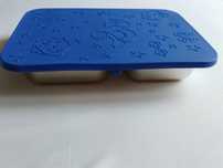 Lunch box pudełko śniadaniowe z przegródkami pojemniki na sos 580ml