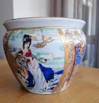 Vaso chinês em cerâmica