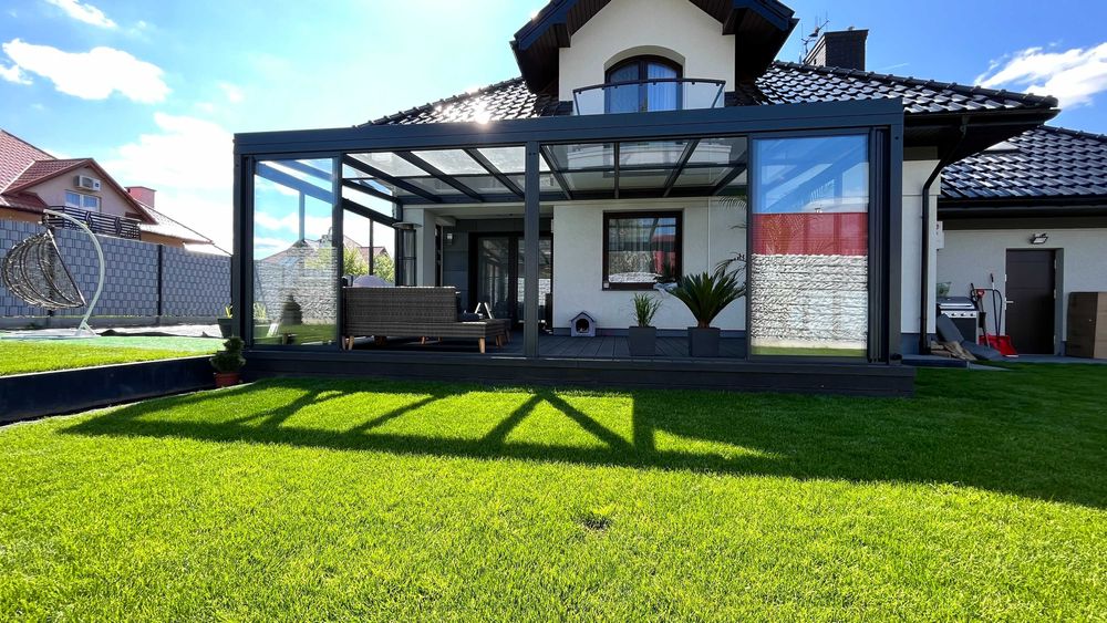 Zadaszenie tarasu, zabudowa tarasu, ogród zimowy, pergola, ogród letni