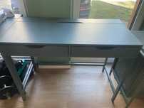 Biurko Alex Ikea szarozielone