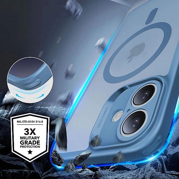 Esr Classic Pro Set Halolock Magsafe Iphone 16 Frosted Blue