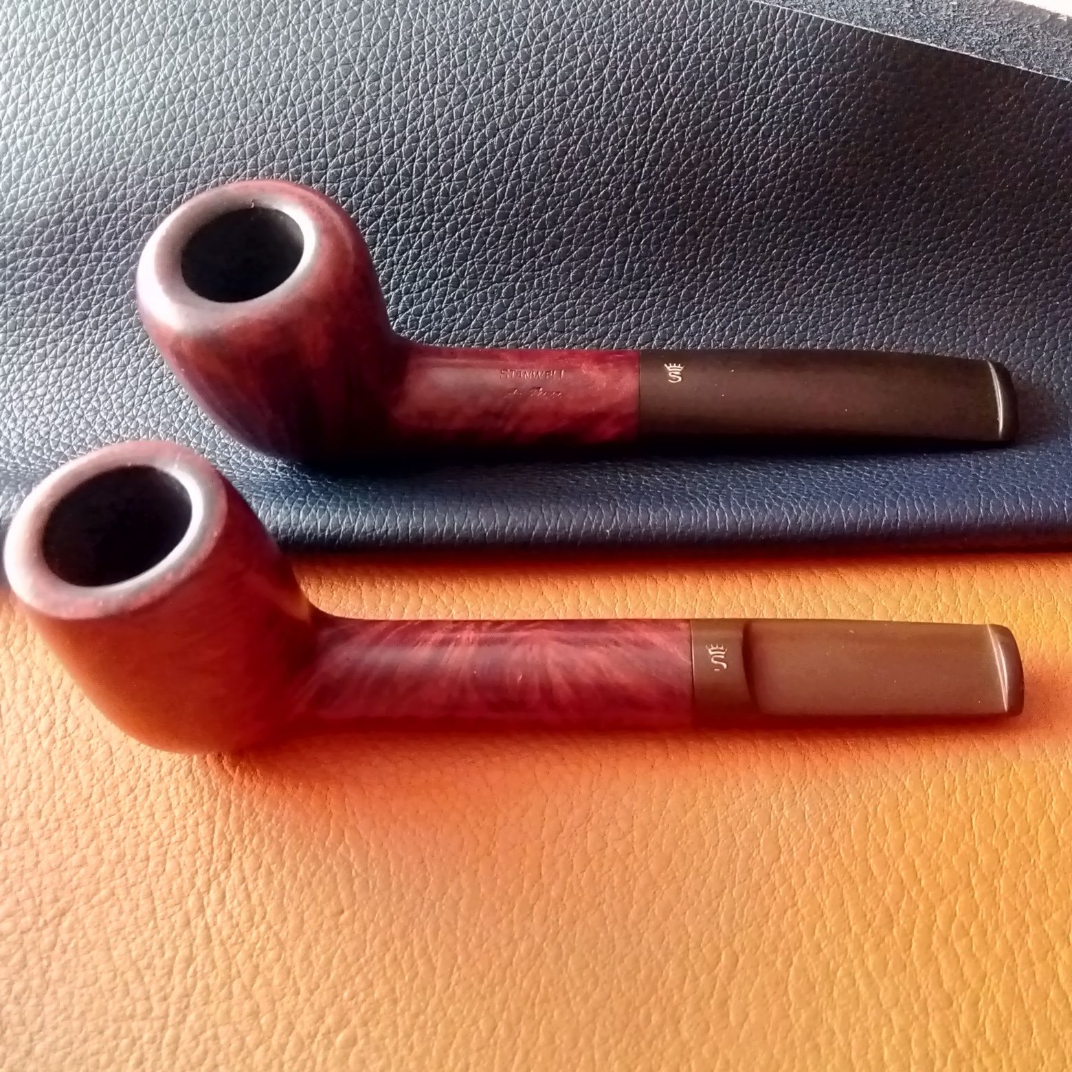 STANWELL de Luxe, dois cachimbos dinamarqueses