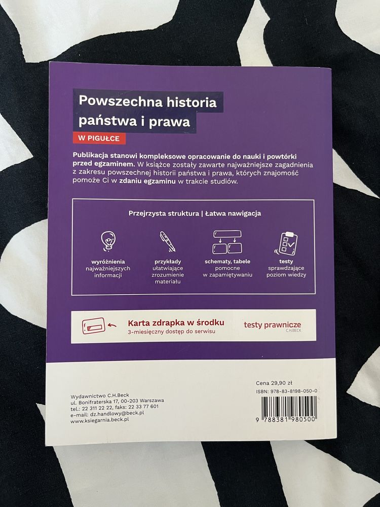 powszechna historia państwa i prawa w pigułce C. H. Beck