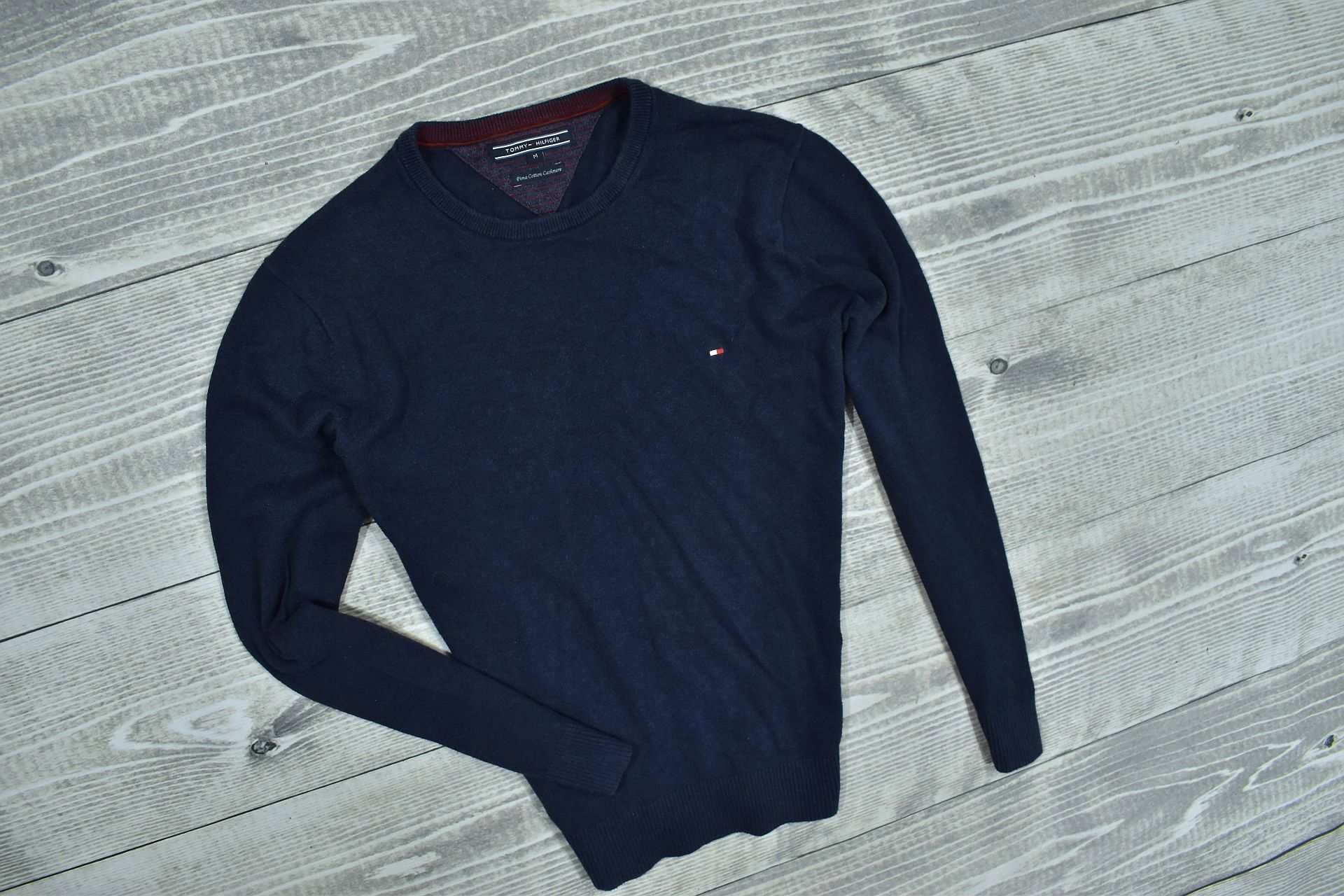 TOMMY HILFIGER Pima Cotton Cashmere Sweter / M