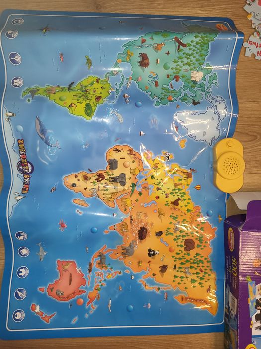 Mapa Discovery Zwierzęta Świata