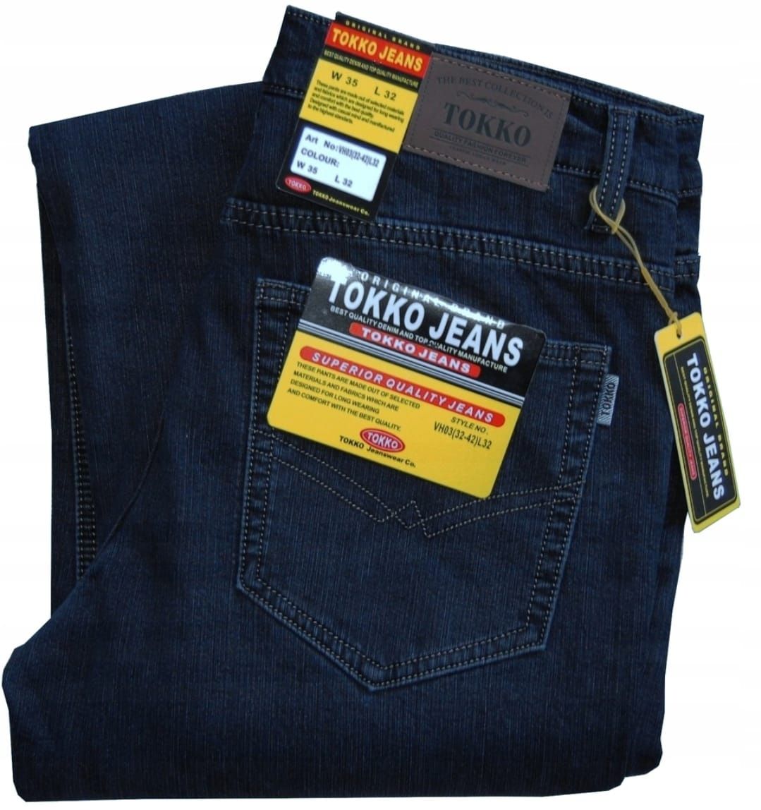 100/104cm pas męskie spodnie ocieplane nowe jeans