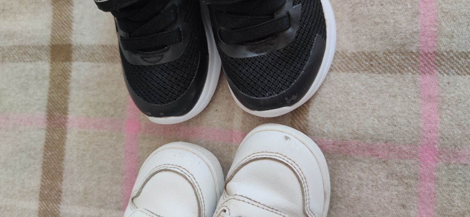 trampki dziecięce Adidas i Skechers, stan dobry, rozmiar 23,14,5 cm