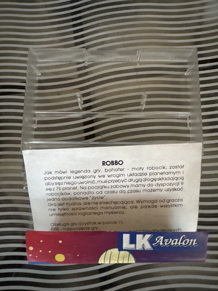 Robbo - gra na Commodore 64, kaseta LK Avalon