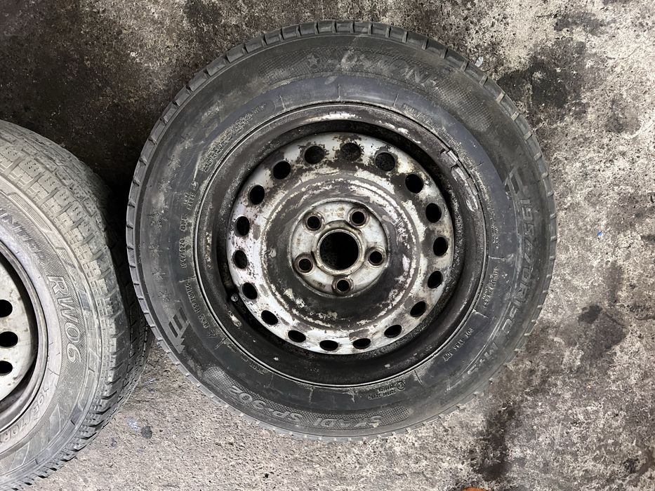 Диски 3шт з шинами 5 x 112 r15 vw t4 225/70r15c