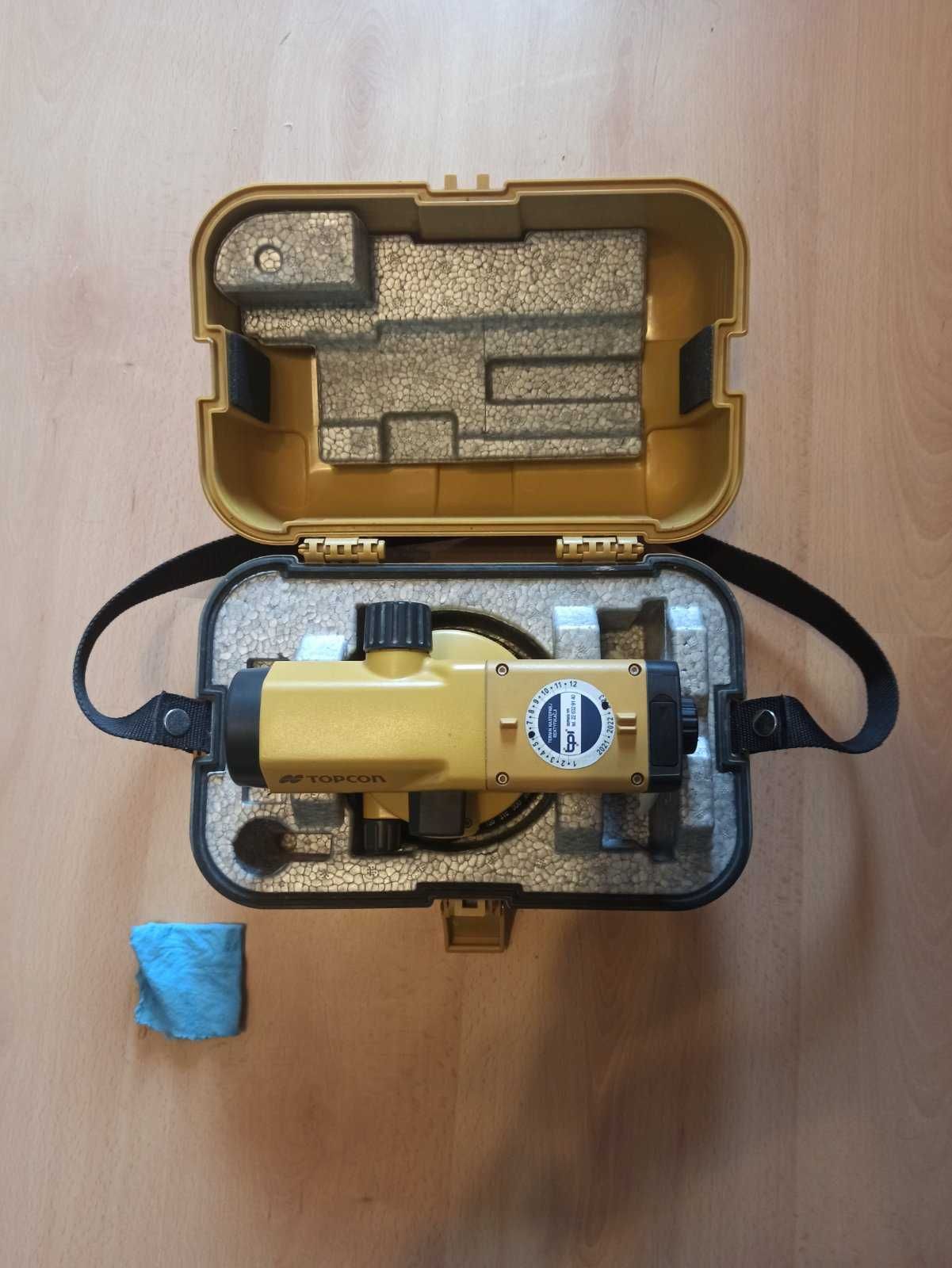 Sprzedam niwelator optyczny topcon at-b4a z statywem