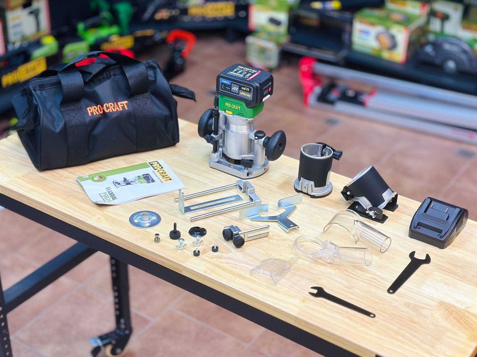 Фрезер Procraft  + Акб 4.0 TURBO, зарядка | с Регулировкой скорости