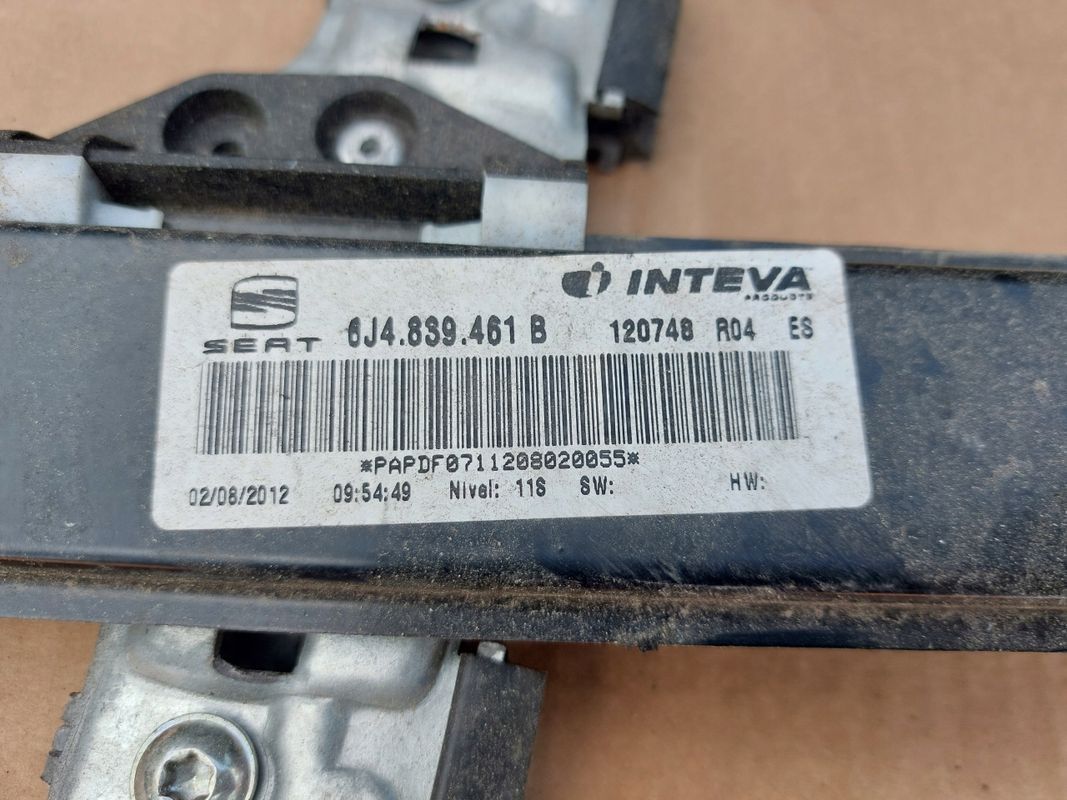 Seat Ibiza 4/6j Mechanizm Szyby Lewy Tył 6jb Na Korbke