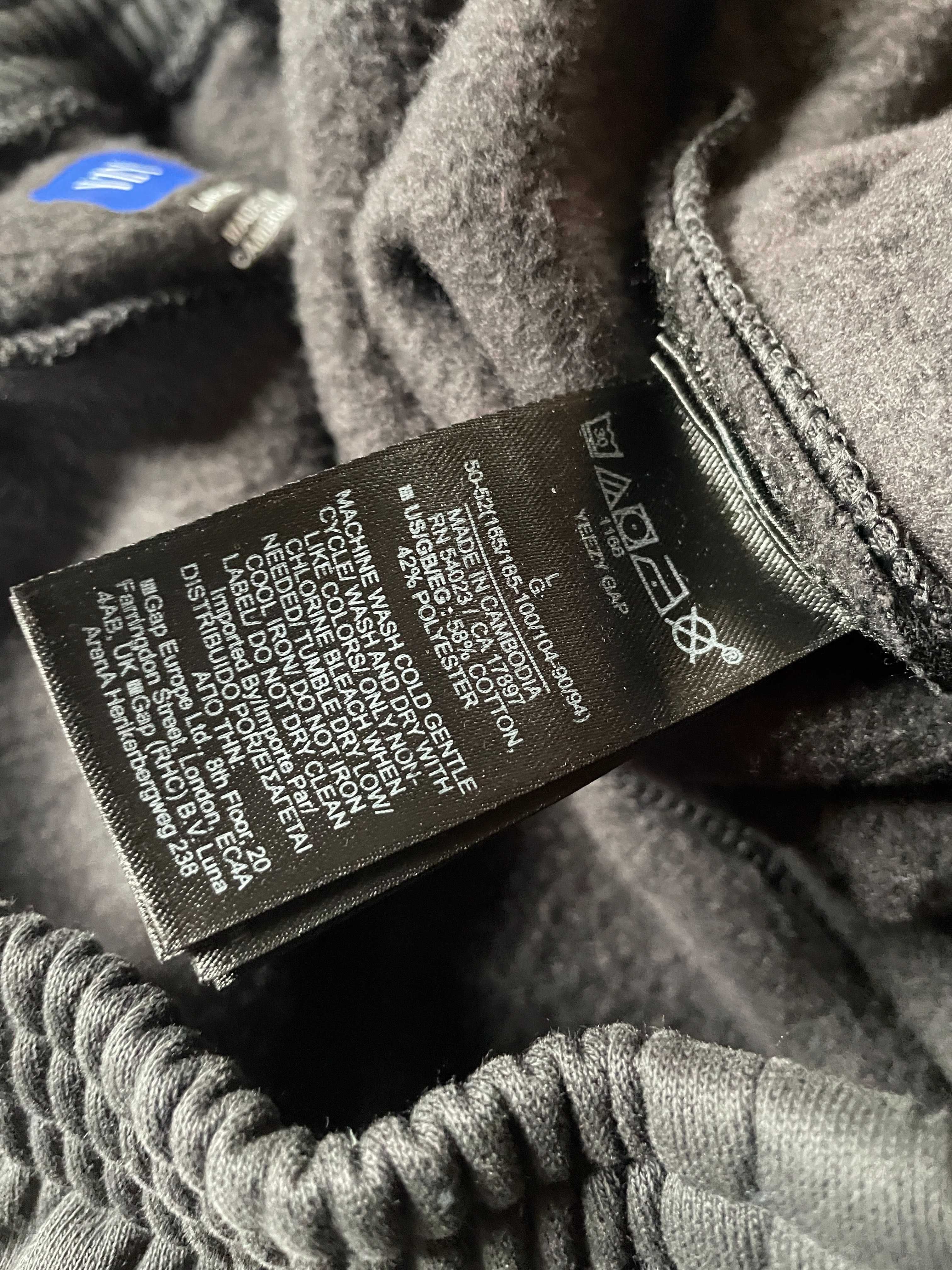 Новые штаны yzy x gap (yeezy fleece jogging pant blk) с америки L