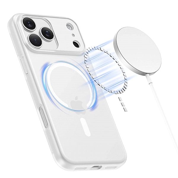 Etui Tech-Protect MagSlim MagSafe na iPhone 17 Pro Max - biały mat