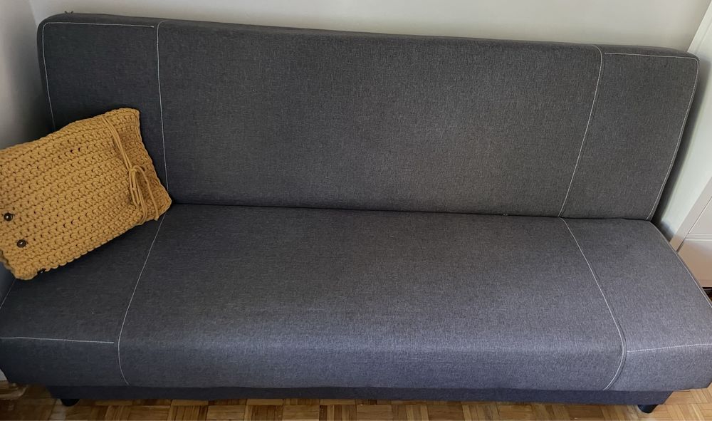 Sofa rozkladana 180x120x90 szara