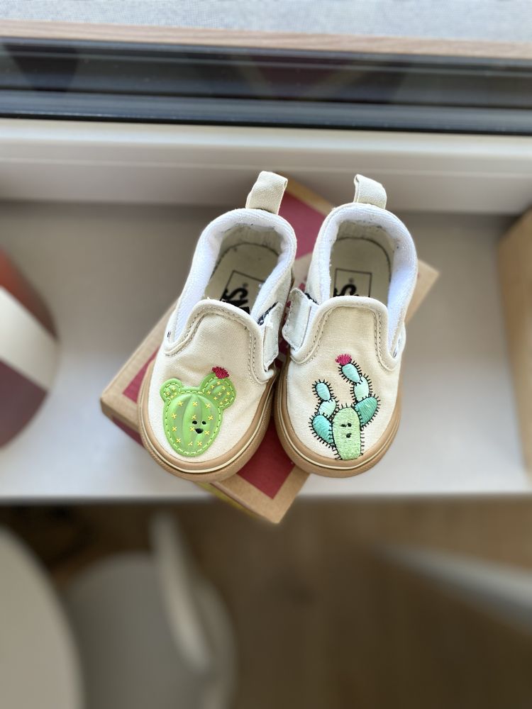 Buciki Vans Slip-on V Cactus - r. 20