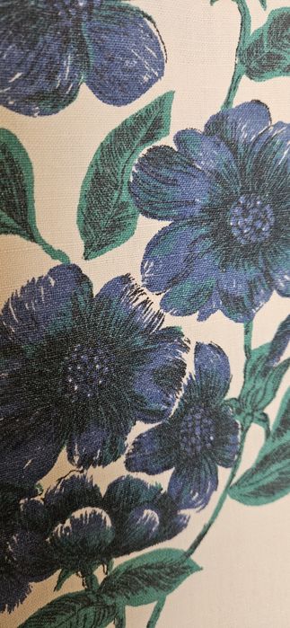 Lniany obrus PRL  135x177