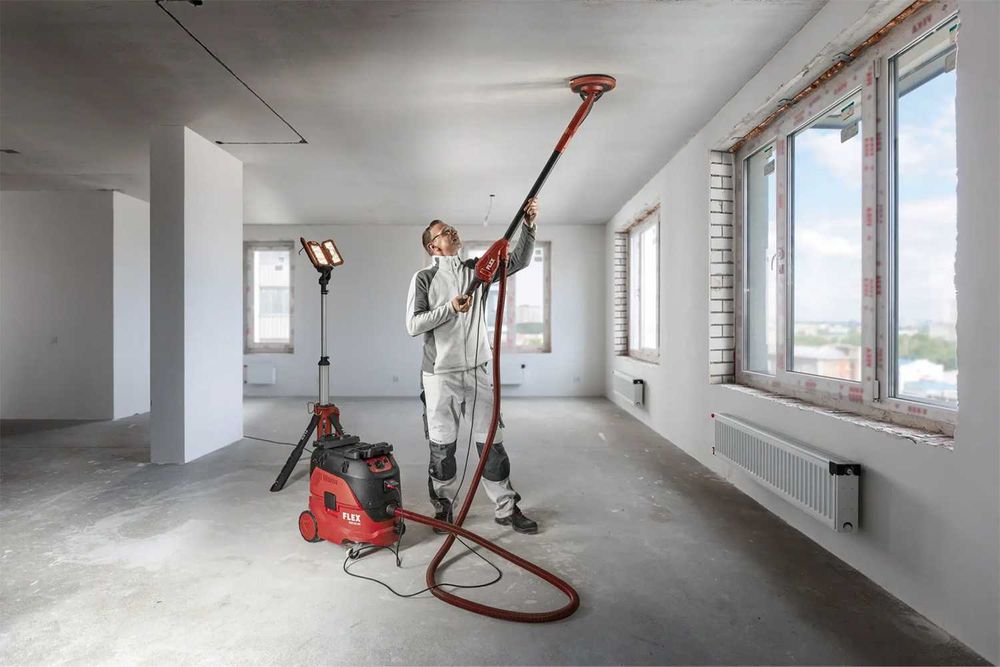 Wynajem szlifierki do gipsu  Flex GE 6  wraz odkurzaczem Flex S 44