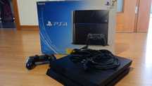PS4 500gb com 5 jogos