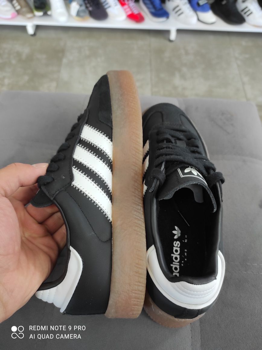 ОРИГІНАЛ 100% Кросівки Adidas Sambae Black JI1350 38