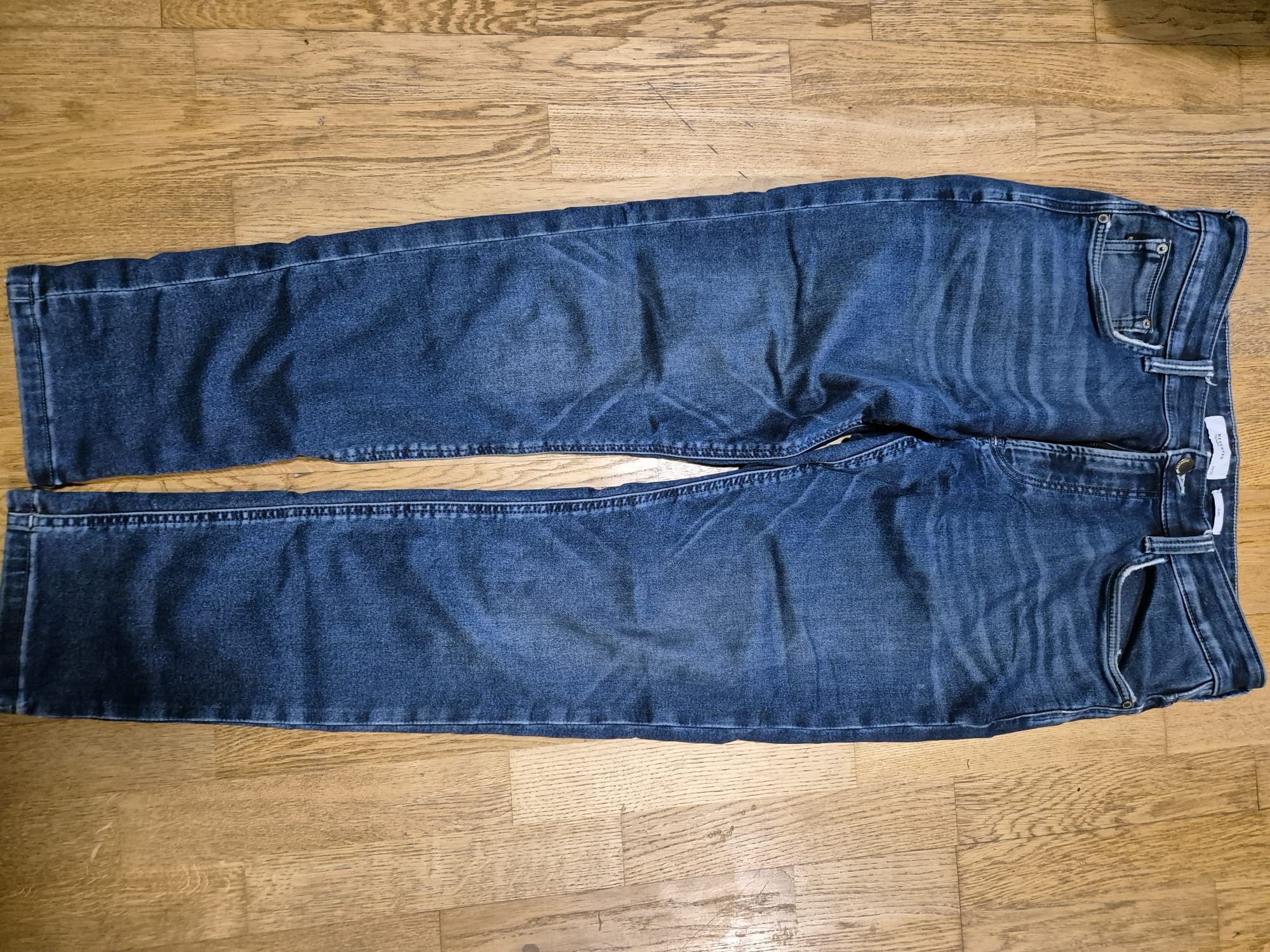 Spodnie Jeansy Reserved 33 / 32 Bawełna Oddychające High Flex Wygodne