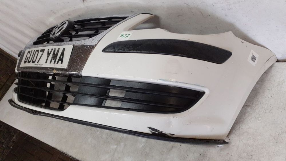 ^ ZDERZAK PRZÓD PRZEDNI VW VOLKSWAGEN TOURAN LIFT FL BIAŁY LB9A