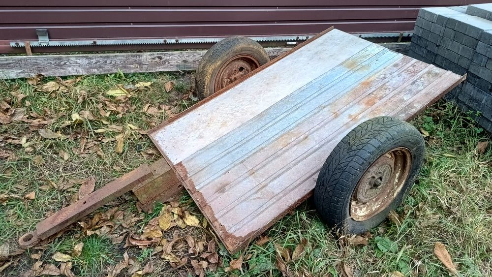 Причеп до мотоблоку. Прицеп для мотоблока.