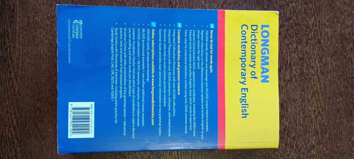 Longman Słownik  Dictionary of Contemporary English for advanced learn