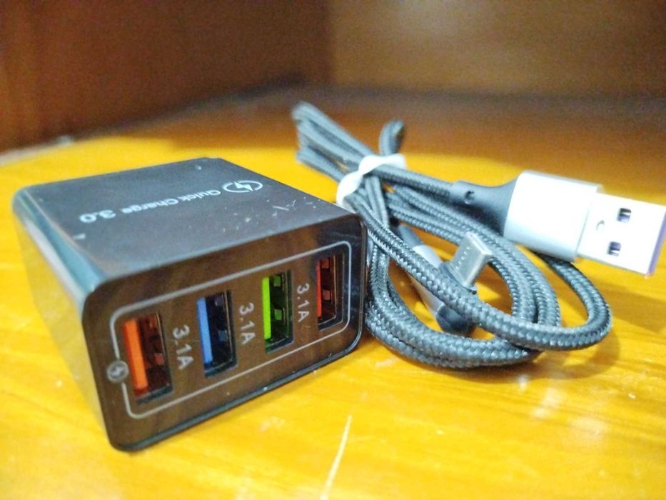 Carregador Carregamento Rápido Fast Charging Cabo type C -Aceito Troca