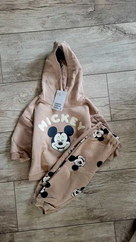 H&M nowy dres myszka Miki 74cm
