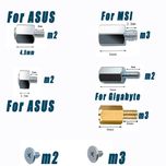 Гвинти та стійки для PCIe NVMe M.2/ Винты