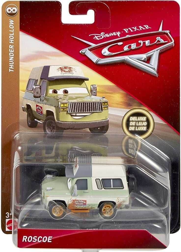 AUTA CARS Samochód Mattel Roscoe Auta Thunder Hollow DieCast metal