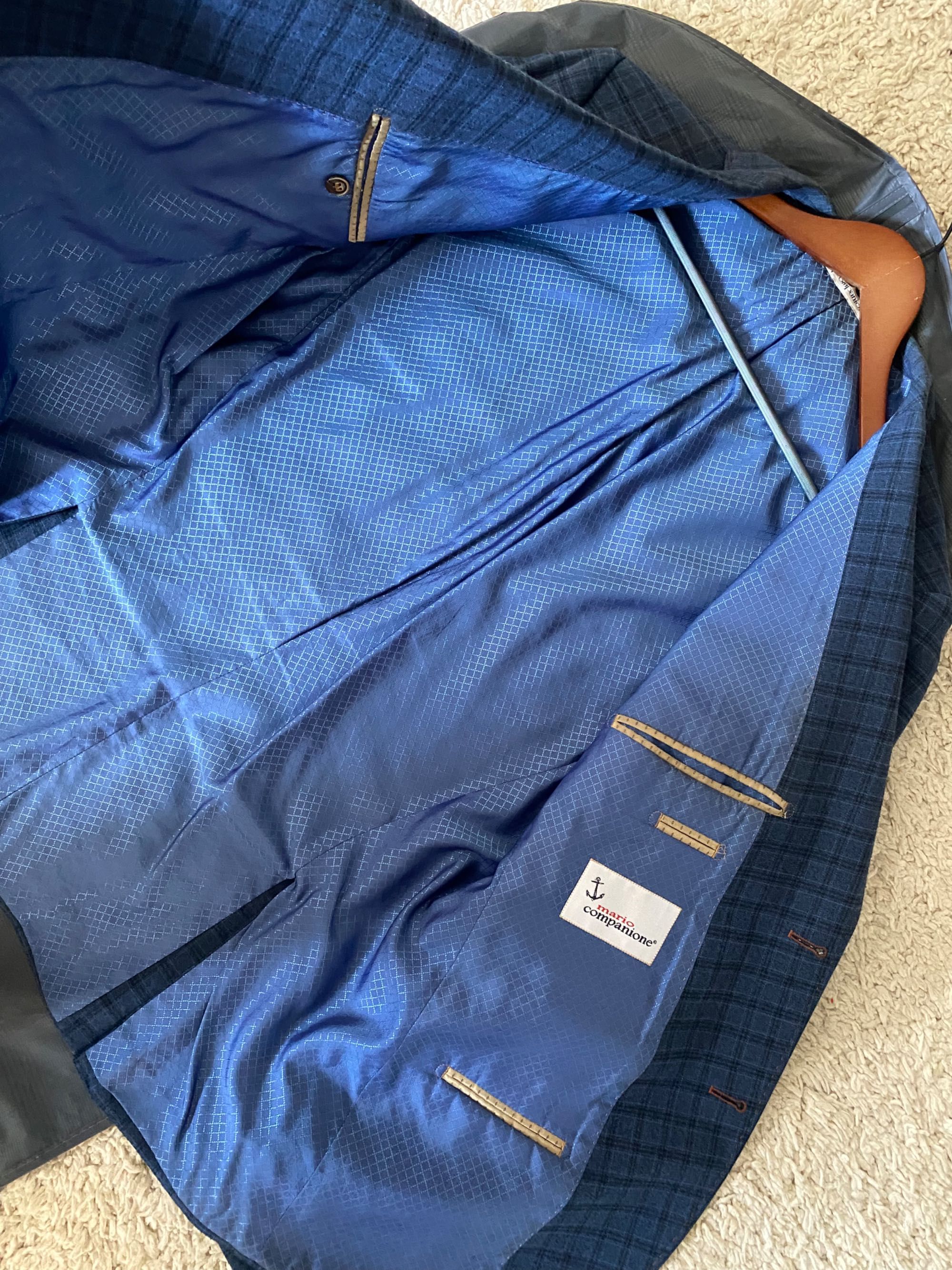 Мужской пиджак синий XL