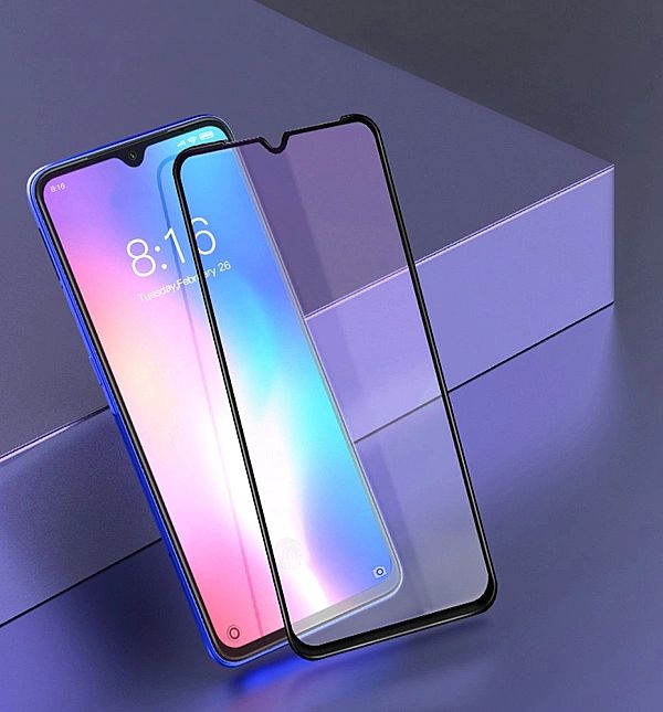 XIAOMI Mi9 Mi 9 Szkło Hartowane 5D Cały Ekran | Klejone po całości