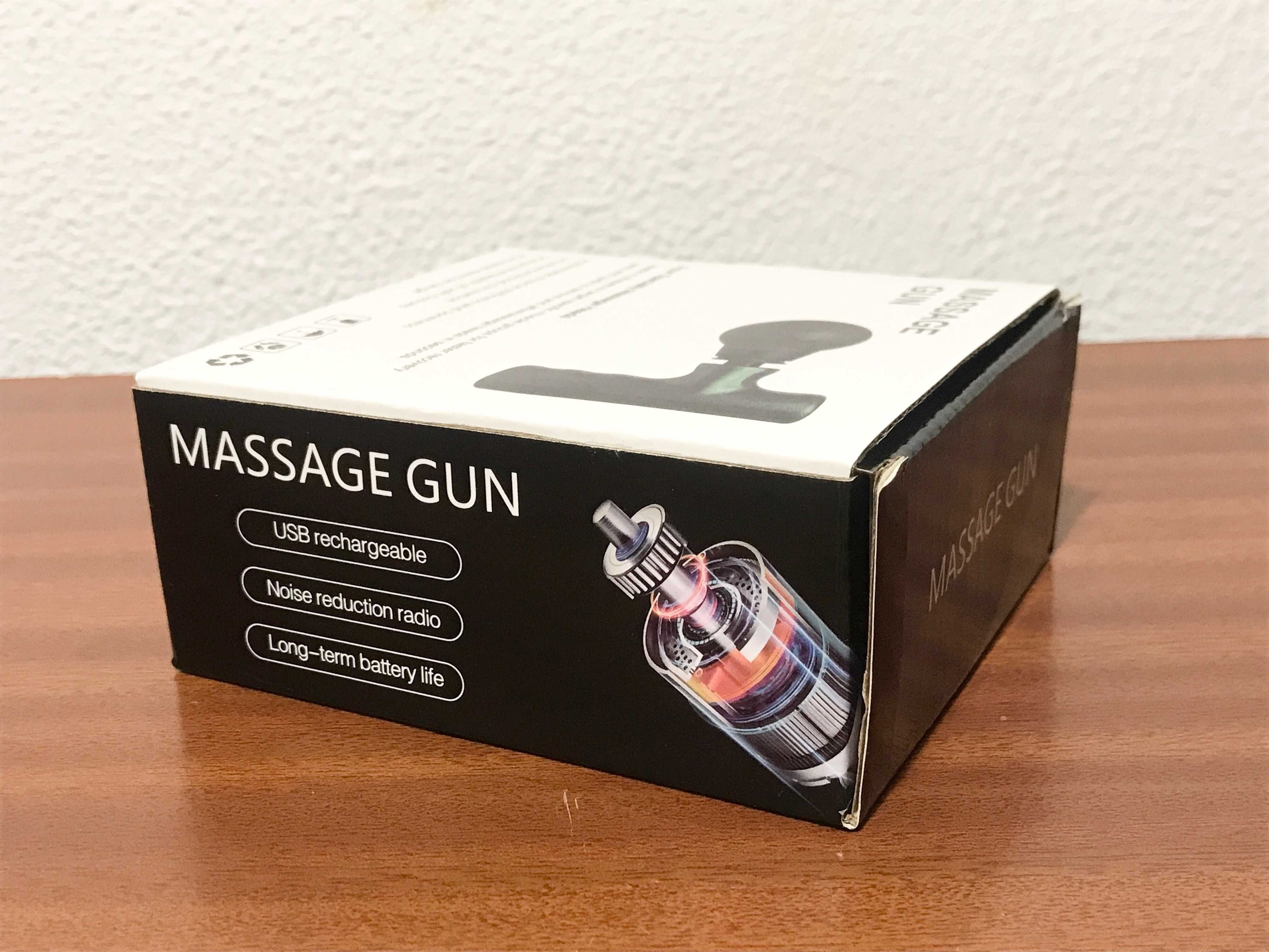 Novo Poderosa Pistola de Massagem Recarregável RM-806