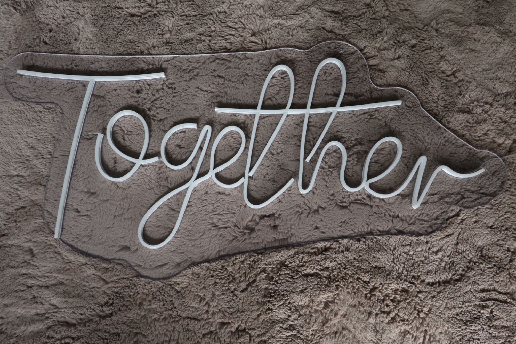 Better Together neon napis weselny sprzedam