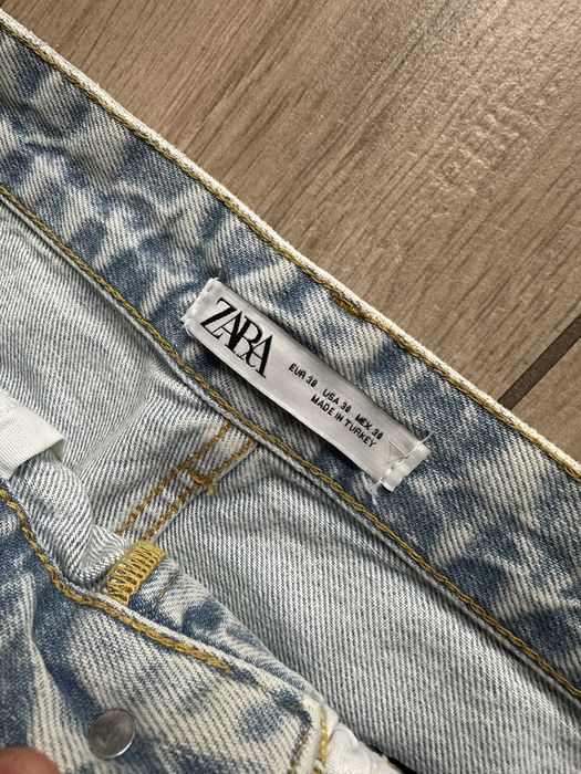 Jeansy carrot Keith Harring Zara roz. 38 M