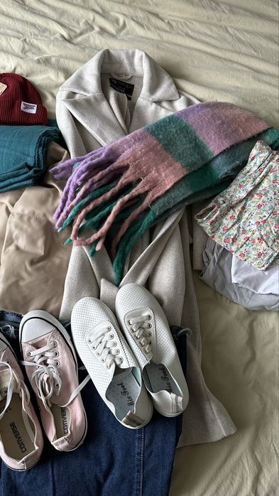 Paczka ciuchów zimowych S/M