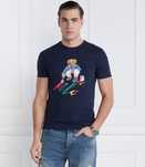 T-shirt granatowy z nadrukiem Polo Ralph Lauren L