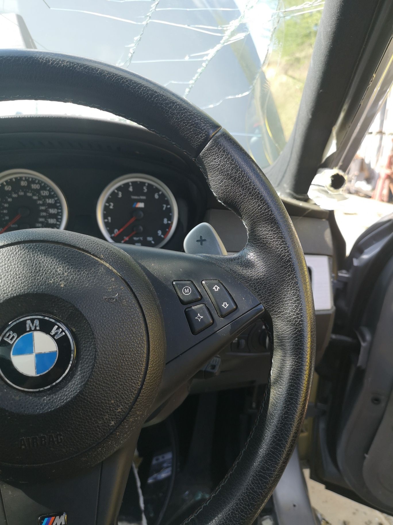Bmw e60 m5 kierownica stan idealny łopatki