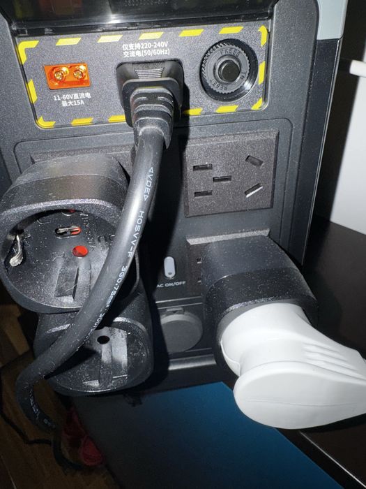Переходник с китайской розетки на евро для Ecoflow, Bluetti ...