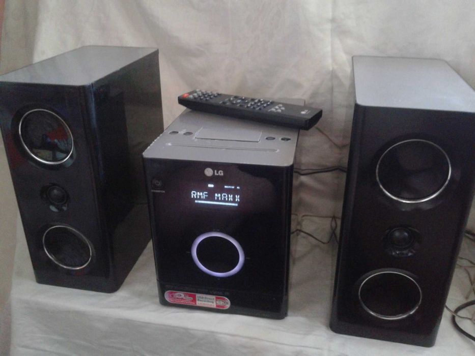 zestaw HI-FI stereo LG z pilotem DVD USB IPAD moc 2x160w