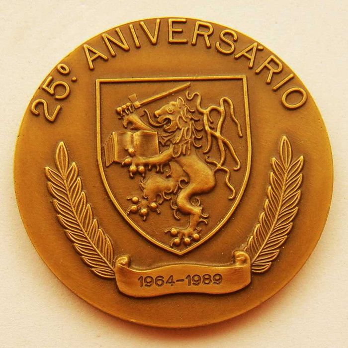 Medalha de Bronze do Exército 25 Aniversário da Academia Militar 1989