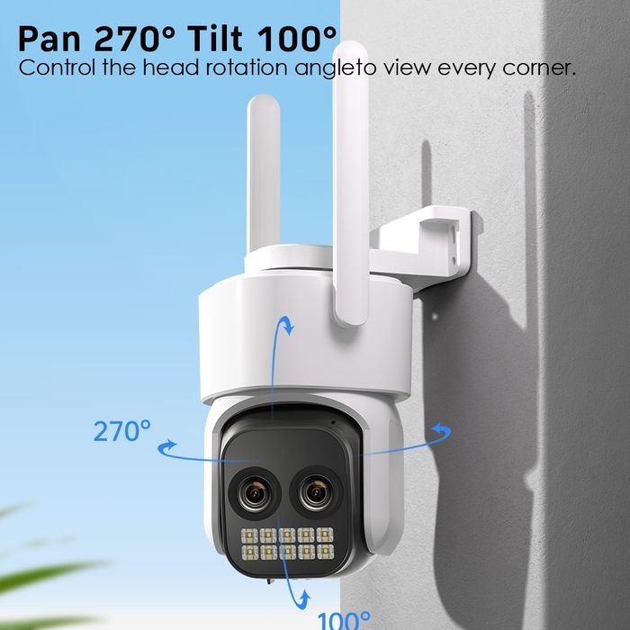 Уличная поворотная камера видеонаблюдения iCSee O-kam pro