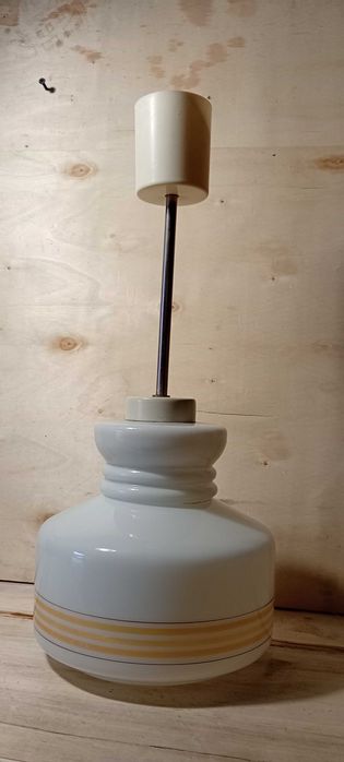 Lampa wisząca szkło PRL
