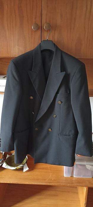 Conjunto blazer e colete homem
