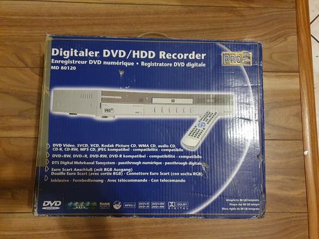 Odtwarzacz, nagrywarka DVD HD