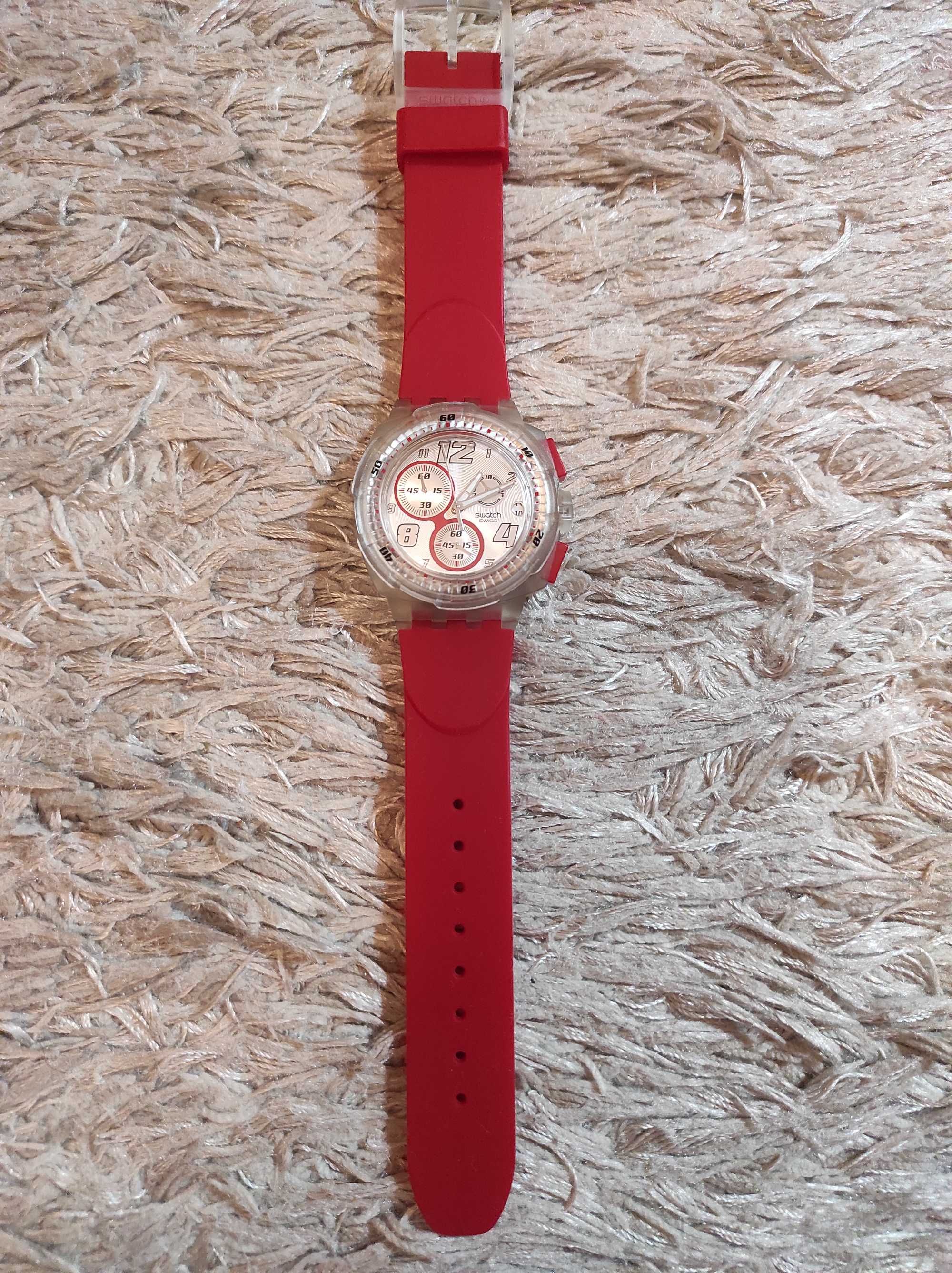 Relógio vermelho Swatch