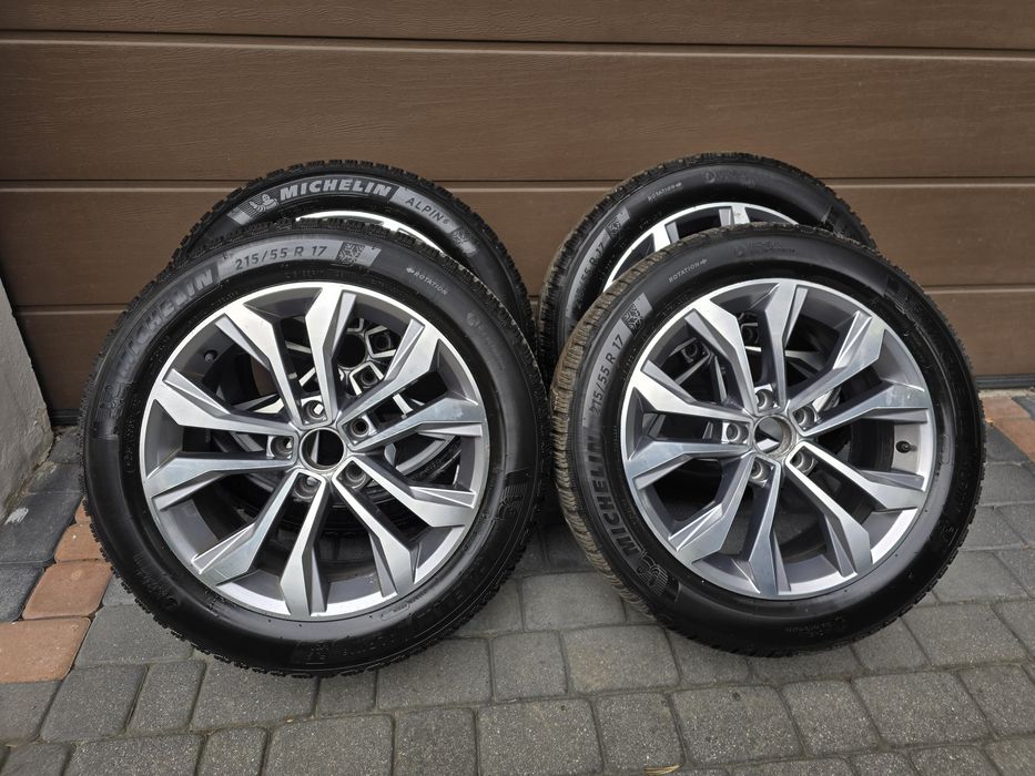Alufelgi R17 - Passat B7 5x112 + Michelin Alpin 6 ZIMA